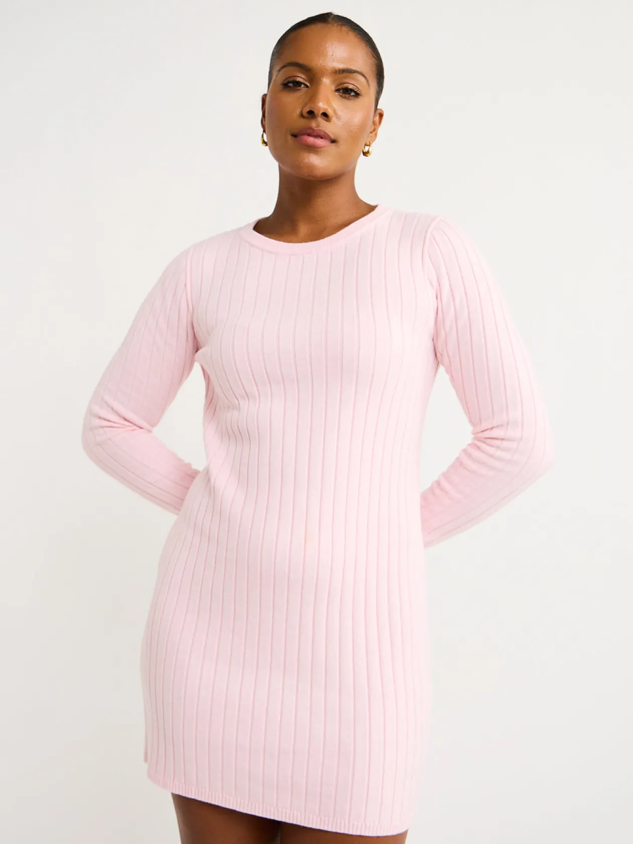 Clearance Moon Mini Knitted Dress In Women Dresses