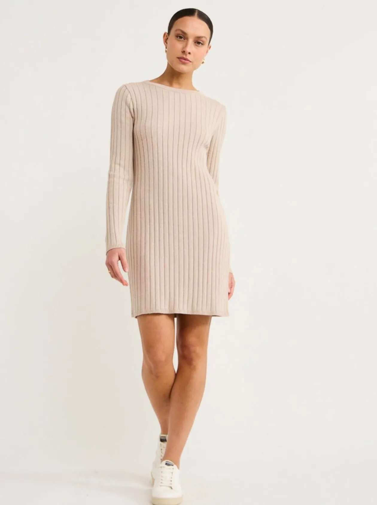 Best Sale Moon Mini Knitted Dress In Women Dresses