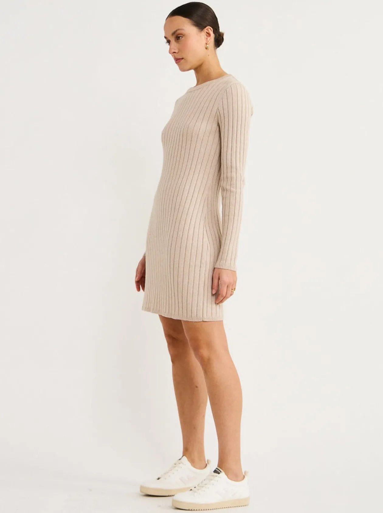 Best Sale Moon Mini Knitted Dress In Women Dresses