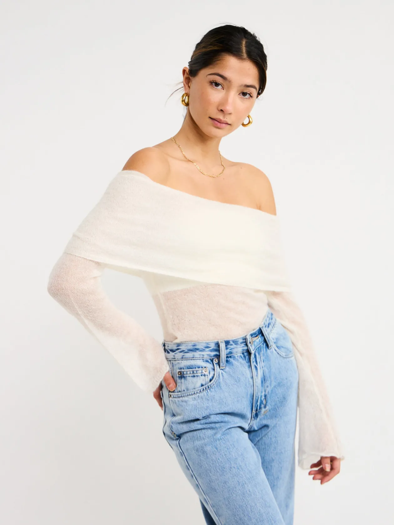 Online Naziree Off Shoulder Jumper In Women Tops