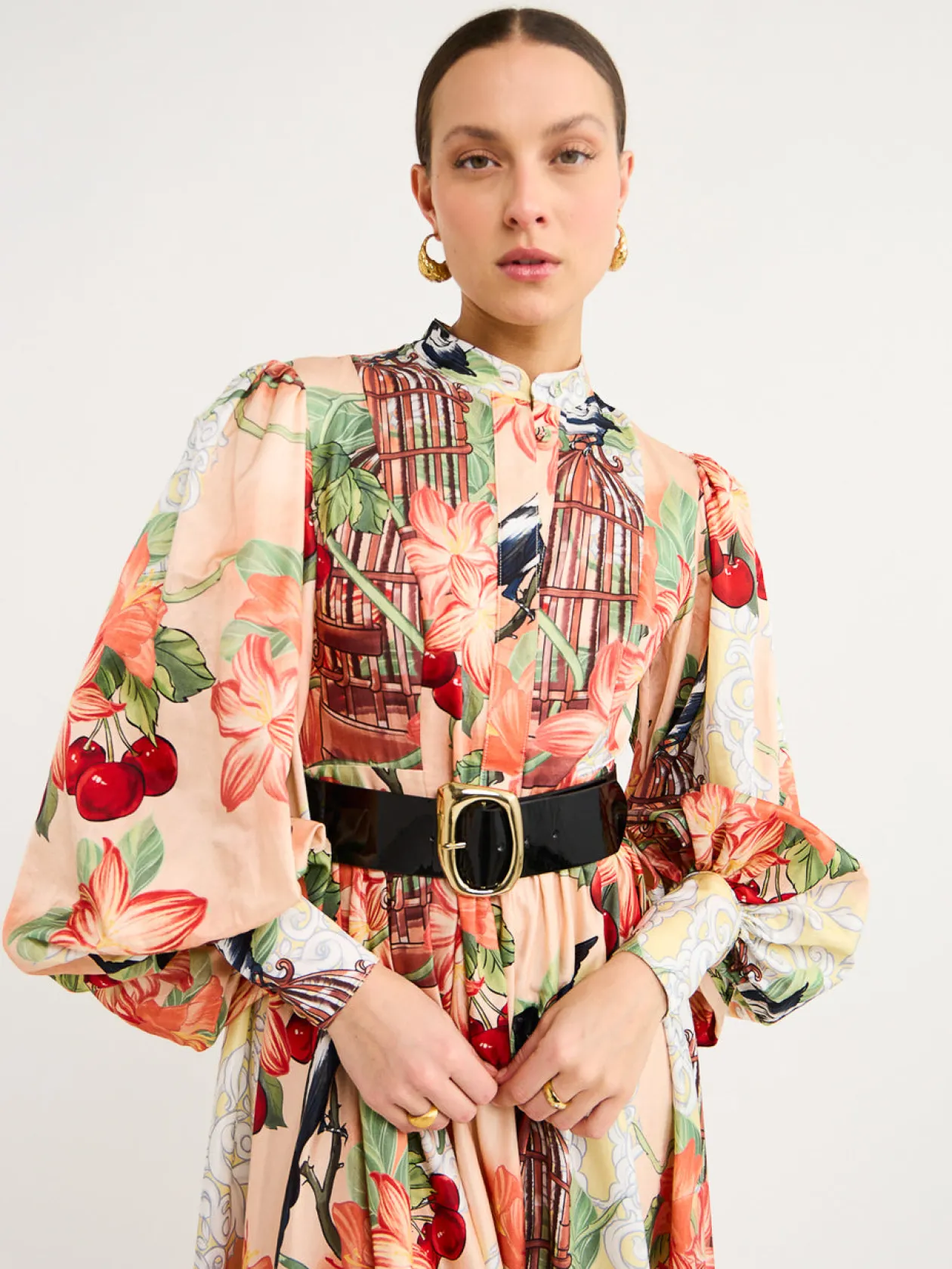 New Nellie Midi Dress In Azalea Print In Fortune Women Dresses