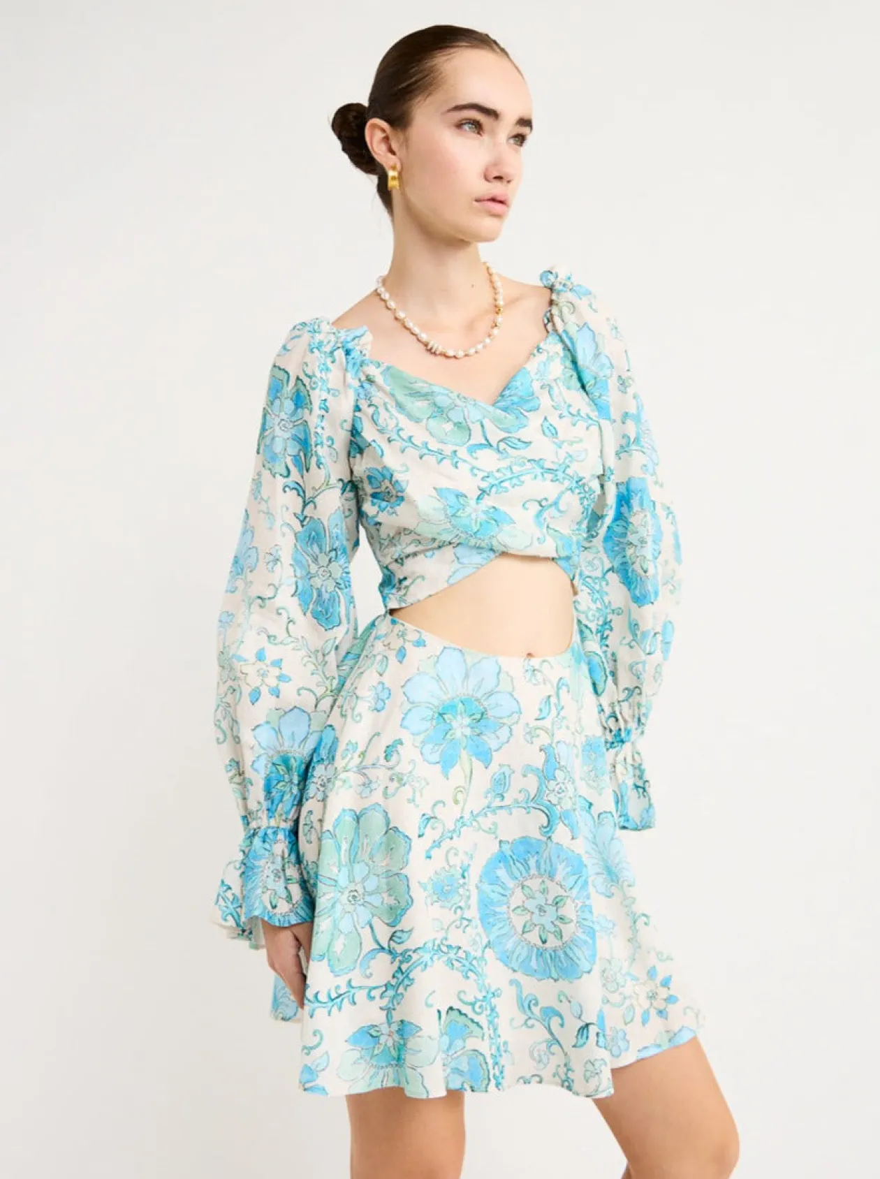 Clearance Nemea Tie Back Dress In Women Dresses
