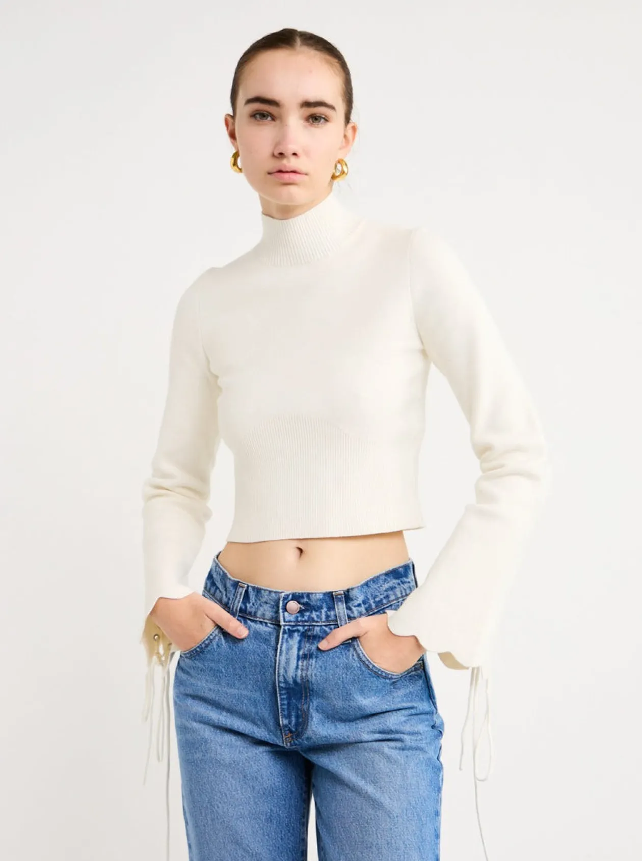 Fashion Olivia Flare Sleeve Knit In Women Tops