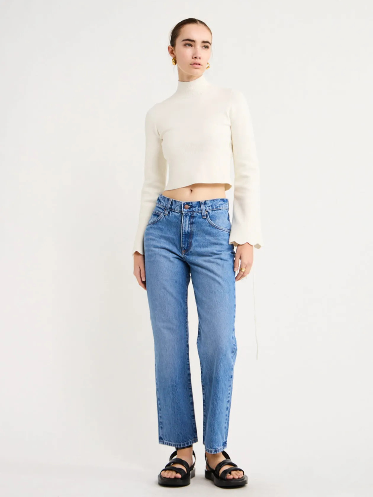 Fashion Olivia Flare Sleeve Knit In Women Tops