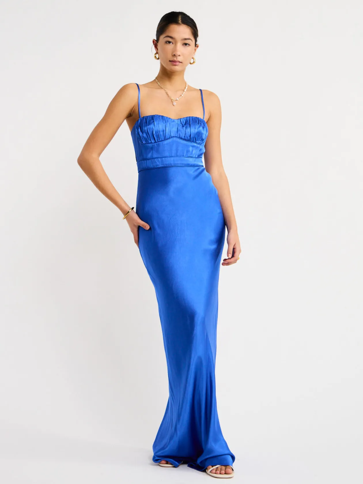 Store Oliviera Ruched Maxi Dress In Women Dresses