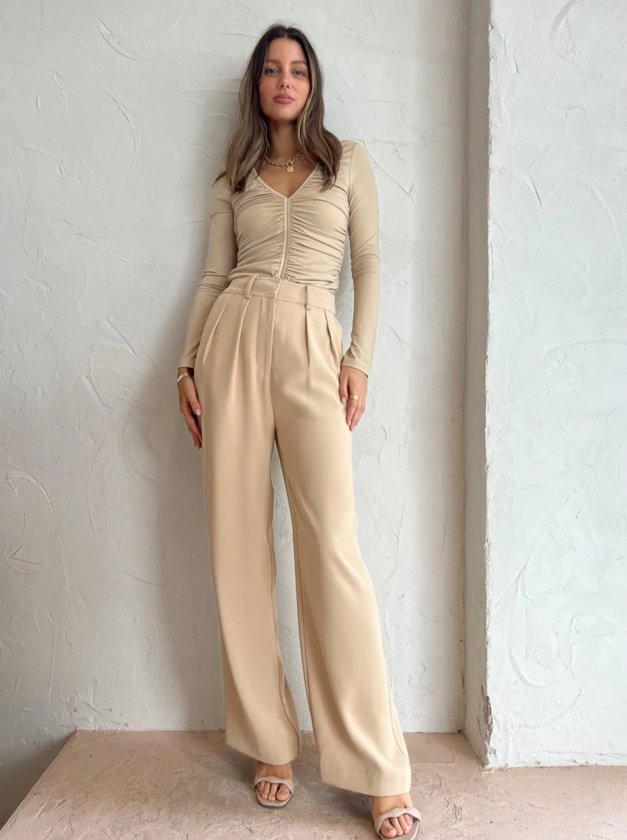 Sale Pleat Front Pant In Women Pants