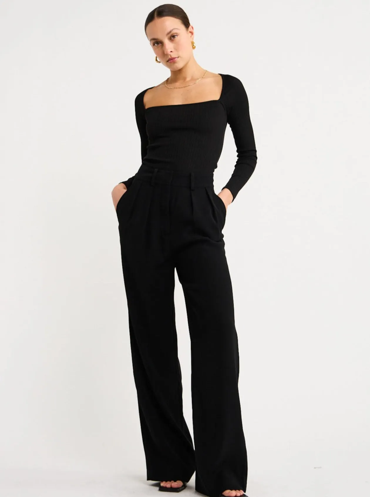 New Pleat Front Pant In Women Pants