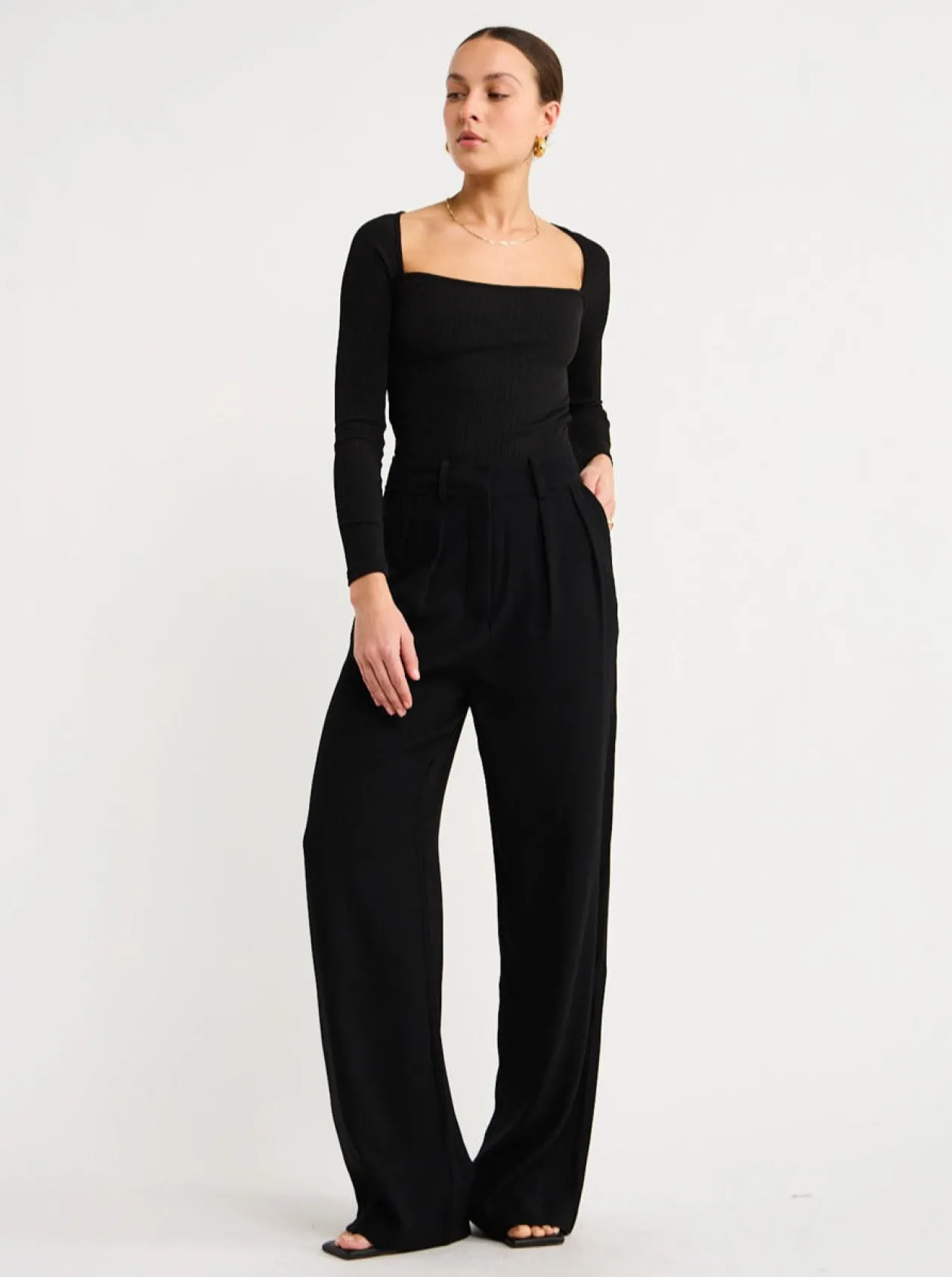 New Pleat Front Pant In Women Pants