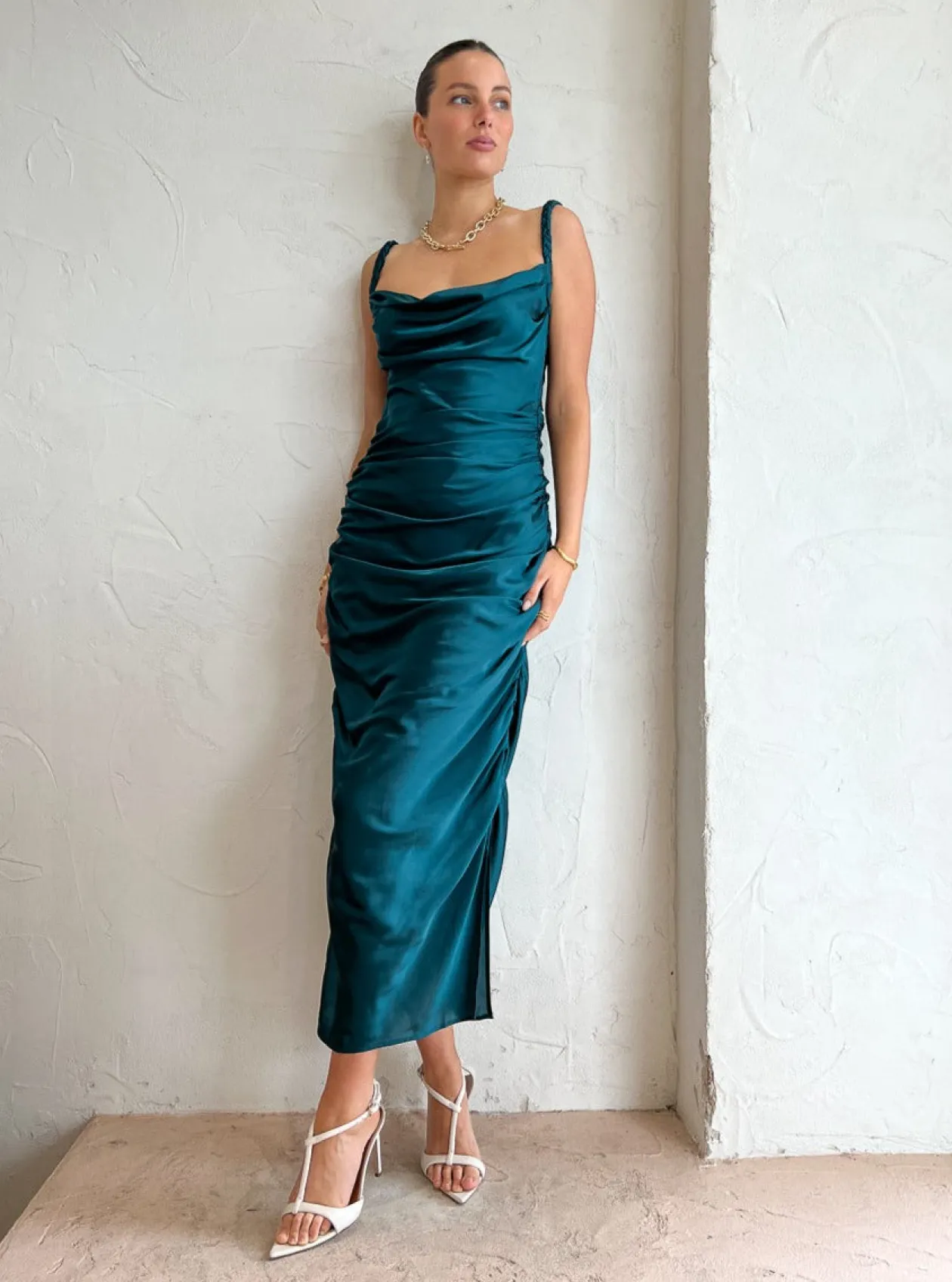 Flash Sale Rachel Cowl Neck Slip Dress In Women Dresses