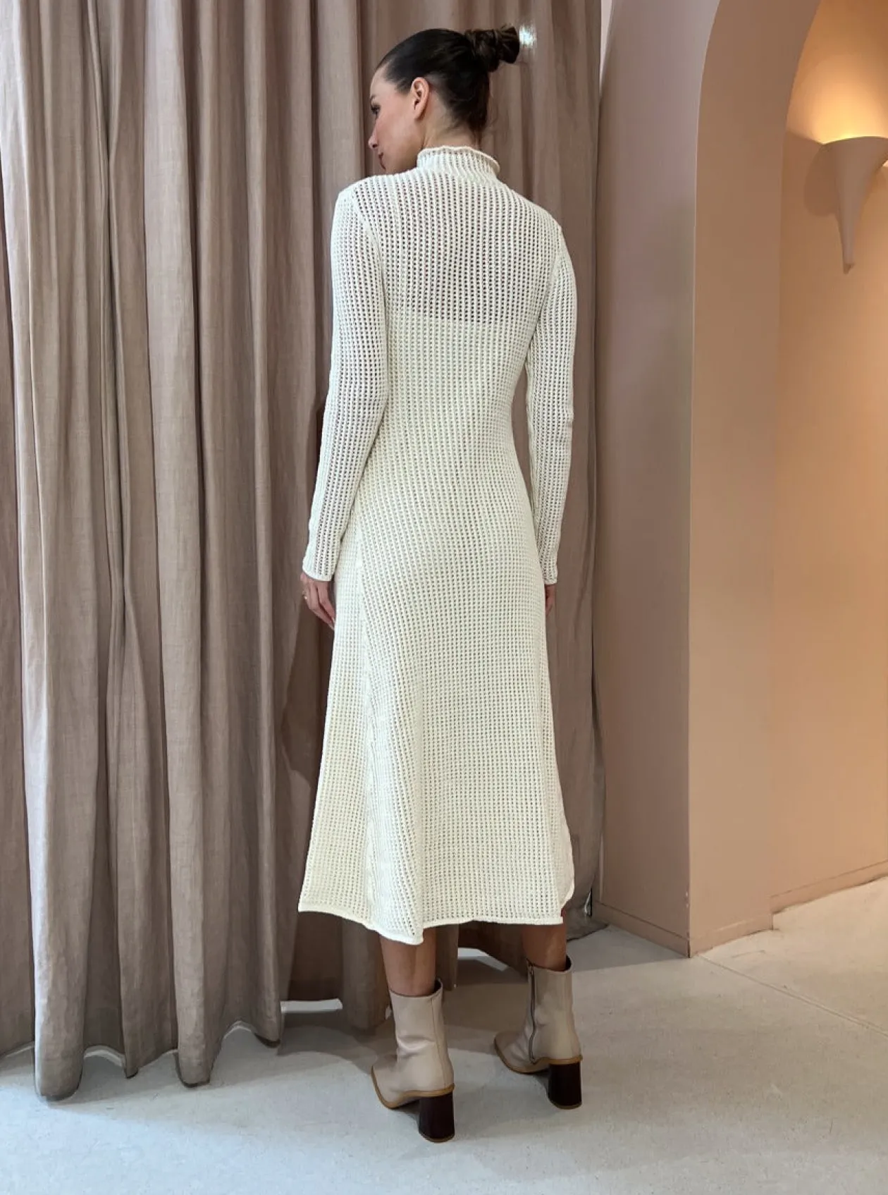 Cheap Salina Waffle Knit Dress In Women Dresses