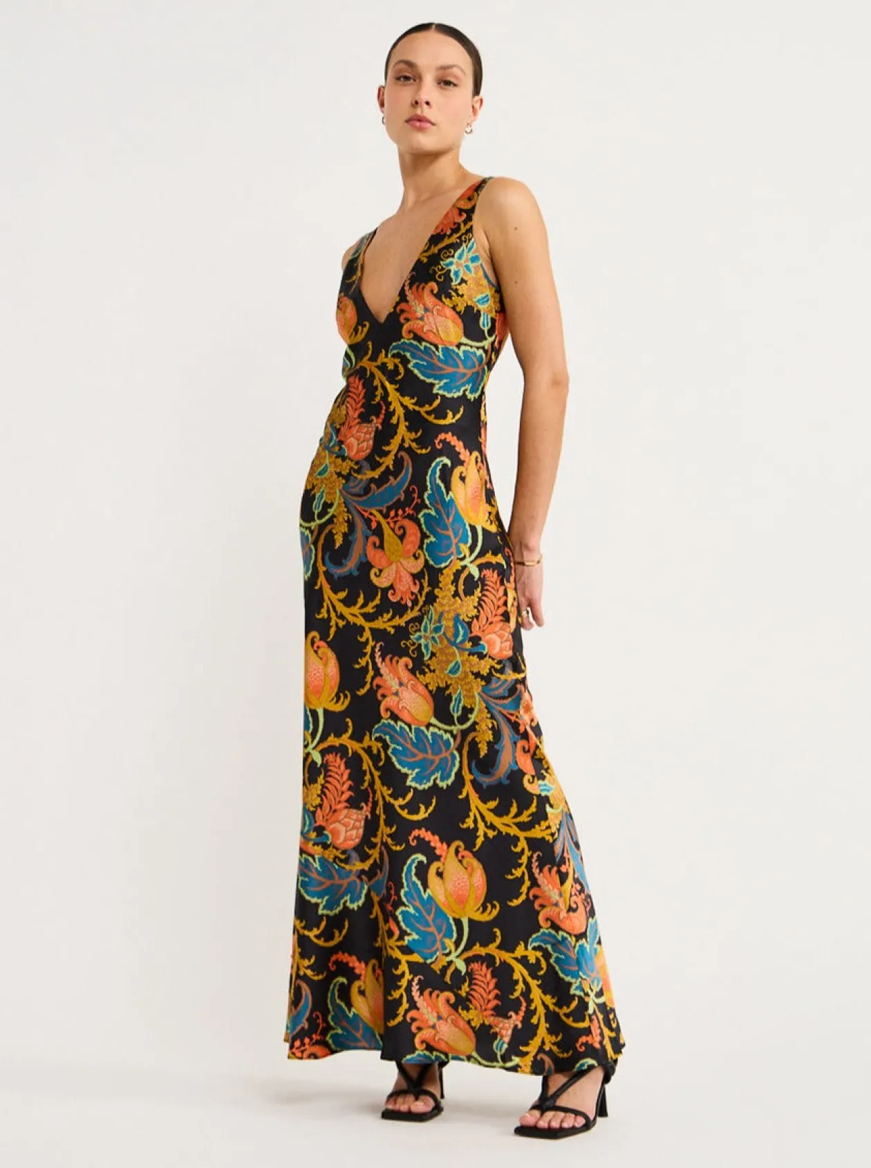 Online Artiste V Neck Slip Dress In Women Dresses