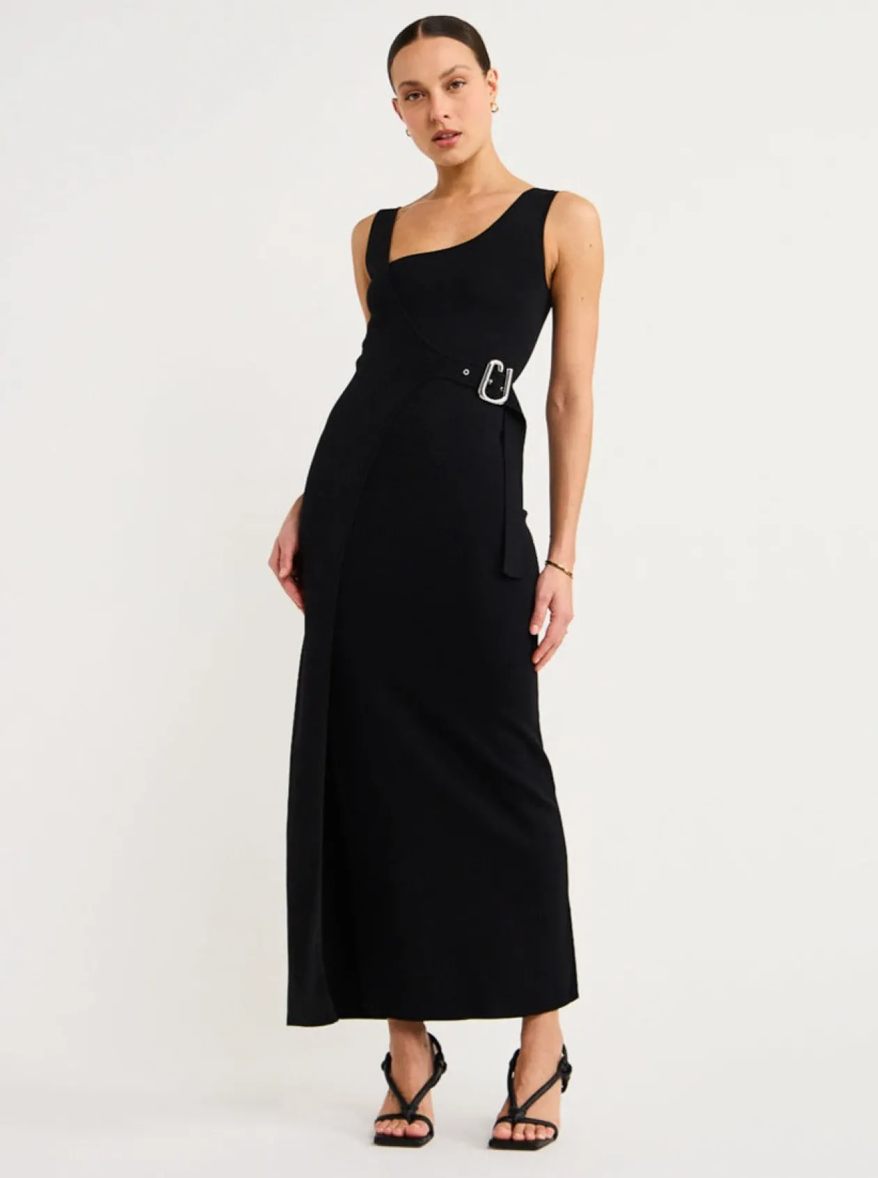 Outlet Modernist Belted Midi Dress In Women Dresses