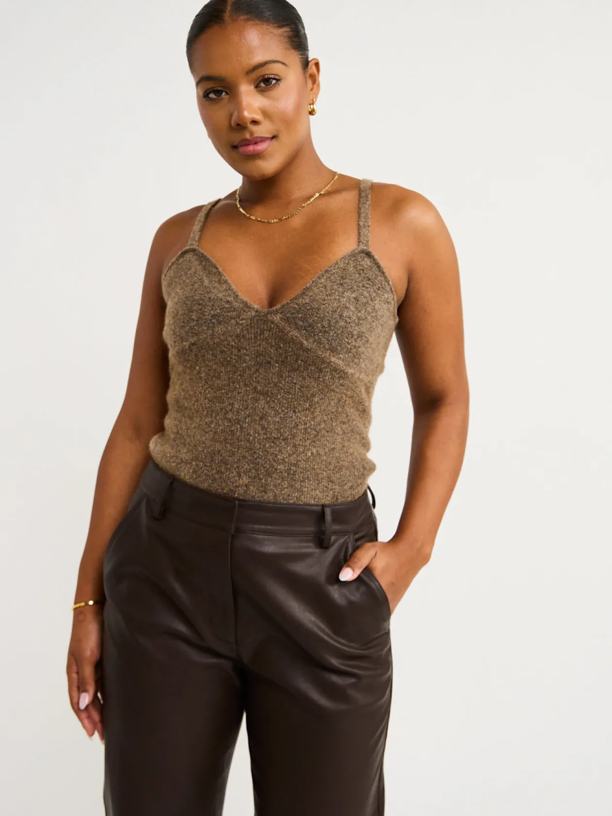 Hot The Agnes Knitted Tank In Women Tops