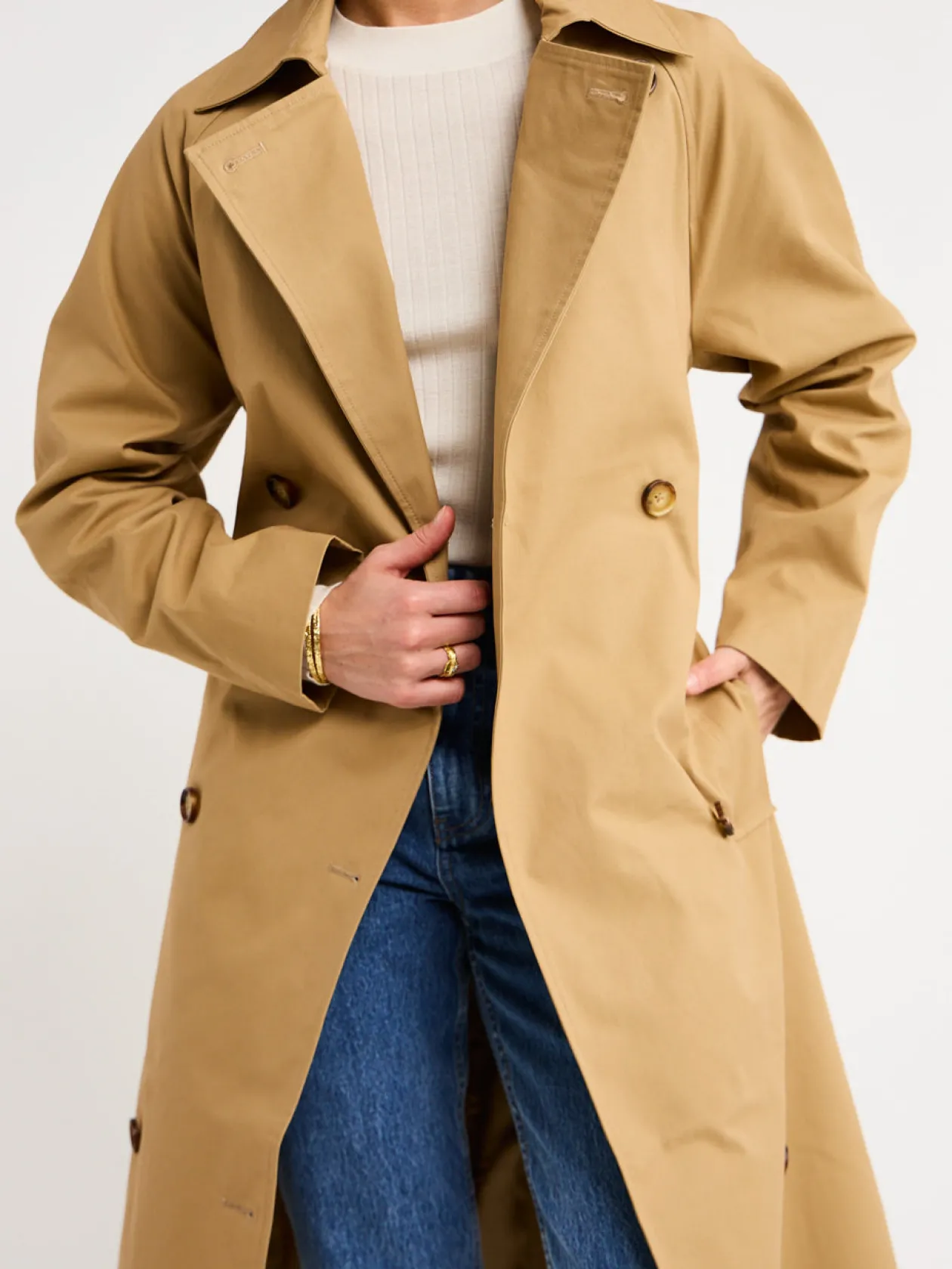 Fashion Trench Coat In Women Jackets & Coats