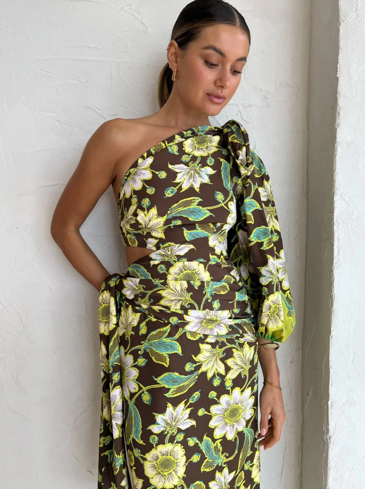Discount Winnie One-Shoulder Midi Dress In Women Dresses