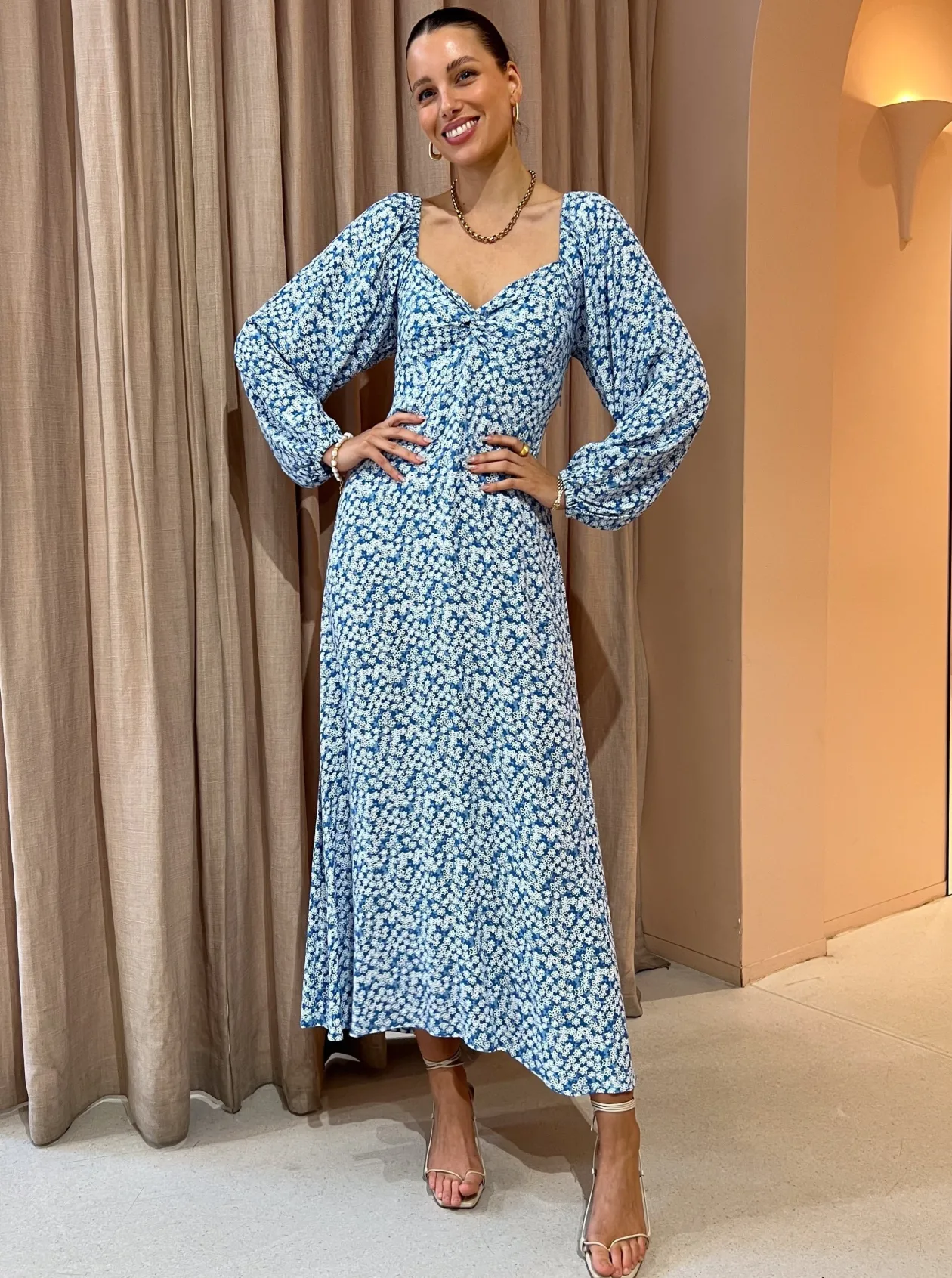 Cheap Yuliana Midi Dress In Women Dresses